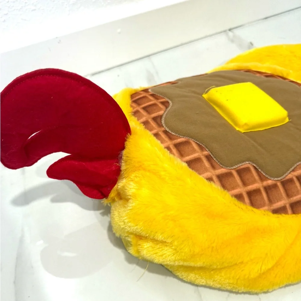 Halloween‎ Yellow Chicken waffles Dog Costume M